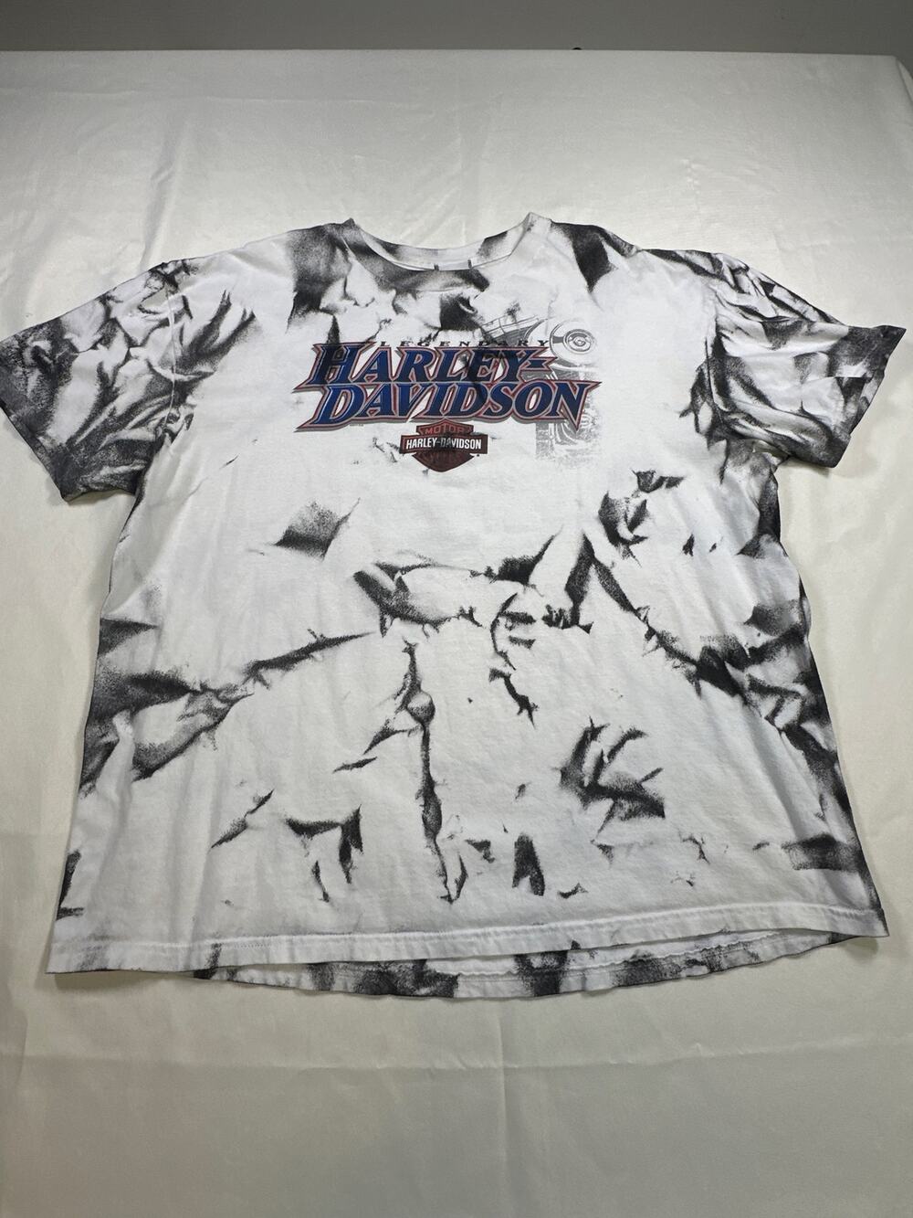 Custom One Of A Kind Harley Davidson Size 2XL T Shirt Biker